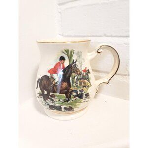 Sadler Beer Stein: Vintage Hunting Scene Mug, Man Cave Decor